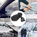 Pikkukuva 4 / 5: Jäänpoistaja, tuulilasin kaavin, jäänpoistaja hansikkaalla, auton ikkunan kaavin, pakkasenesto tuulilasin lasta autoon SUV/kuorma-auton tuulilasiin (musta)