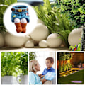 Miniatyrbillede 4 af 5: Søde potter til indendørs planter, søde blomsterpotter, unik denimpotte til indendørs planter, dekorative bordpynt, håndværk, plantepotter til balkon, have