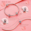 Miniatyrbillede 5 af 5: Stopper Clips Charms Metal med Cubic Zirconia til Kvinder Halskæder Gave Clips Charms med Cubic Zirconia