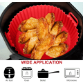 Miniatyrbilde 3 av 5: Airfryer silikonform, 2 stk. Airfryer silikonformer matsikker non-stick airfryer kurv ovn