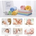 Miniatyrbillede 3 af 5: 10 stk. Babyhåndklæder Håndklæder Bambusfiber Ansigtsklud 25 * 25 cm Børnehåndklæder Multifarvet Badehåndklæder Køkkenhåndklæder