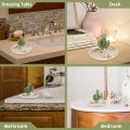 Miniatyrbilde 5 av 5: Kaktus Ringholder Ringfat Keramisk Smykke Keramisk Organizer Oppbevaringsplate Dekorative Brett