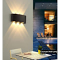 Miniatyrbillede 4 af 5: LED indendørs væglampe 6W moderne væglampe, IP65 vandtæt aluminium udendørs væglamper, til stue soveværelse hall trappe korridor