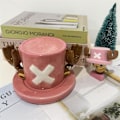 Miniatyrbilde 5 av 5: One Piece Anime Krus, Aces Hatt Kaffe Krus, Keramisk Melkekopp, Gave til Jul, Bursdag, Jubileum