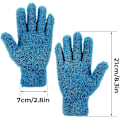 Miniatyrbilde 2 av 5: 2 par mikrofiber støvkluter - fleksible og praktiske - ingen loing - støvrengjøringshansker