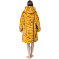 Miniatyrbillede 3 af 4: Oversized bærbare tæpper, blødt plys trykt Sherpa tæppe sweatshirt med lommer, one size fits all Tiger