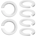 Miniatyrbilde 1 av 4: Lampshade adapter ring E27 til E14 lampeskjerm adapter reduksjonsring E27 skrue lampeskjerm konverteringsring-6stk