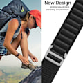 Miniatyrbillede 4 af 5: Loop-rem til Samsung Galaxy Watch 5/4 40mm 44mm/Watch5 Pro, 20mm justerbar sport nylon G-krog udskiftning til Huawei Watch, Amazfit GTS