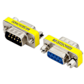 Miniatyrbilde 1 av 5: DB9 Datamaskin Video Adapter DB9 Hann til Hunn Seriell Port til Hull 9 Pin VGA Hunn Kabel Adapter