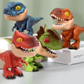 Miniatyrbild 5 av 5: Dinosaurie Pennvässare, 5 i 1 Dinosaurie Skrivmaterial, Multifunktionella Dinosaurieleksaker med Linjal, Penna, Vässare, Häftapparat, Suddgummi, Present color 1