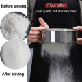 Miniatyrbilde 3 av 5: Melsikt for baking - Melsikt finmasket (6 tommer 60 mesh) - Premium rustfritt stål