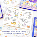 Pikkukuva 4 / 5: 200 Arkkia Kawaii-Tarroja Kawaii-Tarrat Mini-Ihania Tarroja Piirretty Kawaii-Tarra Esteettinen DIY-Scrapbooking-Muistikirjoille Kalentereille