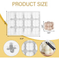 Miniatyrbilde 2 av 5: Multi-kubeform, silikonform for baking brownies  DIY-verktøy for mousse dessert gelé pudding (12 hulrom)