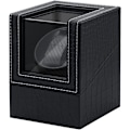Miniatyrbild 1 av 5: Automatisk klockuppdragningsbox PU Quad Single Automatisk klockdisplay förvaring armband