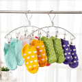 Miniatyrbild 4 av 5: 2 st Socktorkare Vikbar Rostfritt Stål Tvätt Torkställ Sock Hängare Underkläder Vindtät Peg Lufttorkare Peg Hängare Platsbesparande Dropp Hängare för Sockor