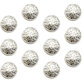 Miniatyrbillede 1 af 5: 30 stk. korte ærmer knap op retro tøj knapper bukser knap dekorative knapper runde metal knapper sy knapper, 20mm