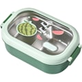 Miniatyrbilde 4 av 4: Bento Matboks, Robust Termisk Matboks i Rustfritt Stål, Sikker, Bærbar for Kontoret Green