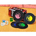 Pikkukuva 4 / 5: 4x retro CD-alustoja, vinyyli, kahvi, juoma, kulhot