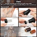 Miniatyrbilde 4 av 5: Verktøy i aluminiumlegering for kafferører, fordeler, 7 nåler 0,3 mm + 10 reservedeler for espressonåler