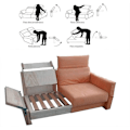 Pikkukuva 5 / 5: x Furniture Säädettävä Kulmahina Automaattinen Nollaustoiminto Raskaankaluston Sarana Kulman Säädön Säädä Sohva/Sänky/Kaappi/Kallistuva 90-180 Astetta