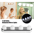 Miniatyrbilde 3 av 3: LED-speilbelysningssett, pæreforfengelighetsbordlampe Hollywood-sminkebord med sugekopp