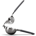 Miniatyrbillede 5 af 5: Citronpresser i rustfrit stål - Ergonomisk, manuelt design med skridsikkert greb - Ubesværet håndholdt juicer