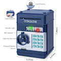 Miniatyrbild 3 av 5: ATM Spargris Piggy Bank Pengarlåda Säker för Barn