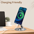 Miniatyrbild 5 av 5: [2-pack] Vikbart Multi-Vinkel Bordsställ för Telefon - för iPhone 11-16Pro MAX Plus Mini, Galaxy S24 Ultra S23, Huawei, Andra Smartphones