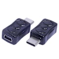 Miniatyrbillede 1 af 5: 2 stk. Universal Mini USB Hun til USB C Han Konverter Adapter til Tablets Telefoner