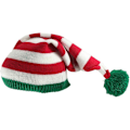 Miniatyrbilde 5 av 5: Søt Beanie-lue, Vinterluer - Varmt og Elastisk Julelue - Festlige Luer, Unisex Julemannlue for Julaften, Samlinger, Daglig Bruk
