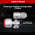 Miniatyrbillede 5 af 5: Airless malingsprøjtepistol drejeled kompatibel med Graco 235486 7/8 tommer gevind 360 graders rotation