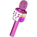 Pikkukuva 1 / 5: Karaokemikrofoni lapsille, langaton Bluetooth-karaokemikrofoni LED-valoilla, kannettava kädessä pidettävä mikrofoni kaiutinlahja
