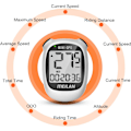 Miniatyrbillede 2 af 4: M3 Mini GPS cykelcomputer, trådløs cykelcomputer og speedometer IPX5 vandtæt cykelcomputer med LCD-display hvid