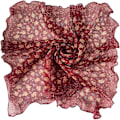 Miniatyrbild 1 av 5: Sjal dam chiffong georgette sjal i enfärgade färger Halsdukar & Sjalar red wine