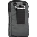 Pikkukuva 3 / 5: Puhelinvyölaukku, Rintavyölaukku Puhelimelle, Ulkoilun Nylon Olkalaukku, Vyölenkillä ja Karabiinikoukulla dark gray 9*16.5*3.0CM