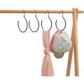Miniatyrbillede 3 af 5: Bælte Ring Hanger Sjal Hængere, Multi-brug Hængende Krog Skab Organizer til Bælter, Sjal, Halstørklæder, Hat Stativ (5 Pak, Sort)
