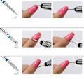 Miniatyrbillede 1 af 3: Akryl negleforsyninger Manicure Neglekunst Slibning Hoveder Neglepoleringsbit Wolfram Stål Neglekunst Boremaskiner Bits Neglebåndsbit