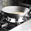 Miniatyrbillede 4 af 4: 8 1/4-tommer wokring, forstærket stålkonstruktion, vendbar størrelse, wokstativ