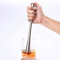 Miniatyrbillede 3 af 5: Rustfrit cocktail muddler i rustfrit stål, professionelt fremstillet bartender-blender barværktøj