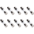 Miniatyrbillede 1 af 2: 10 stk. F5AL hurtigsmeltende sikring 5A 250V glassikringer 5 x 20 mm (5amp) (F5A) (F5A)