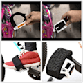 Miniatyrbillede 2 af 5: 1 par cykelpedalstropper Pedal tåclipsstropper Tape til fast gear cykel