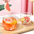 Miniatyrbild 3 av 4: Glas Tekopp 400ml Borosilikatglas Tekopp Kaffe Kopp Te Bryggare Fig