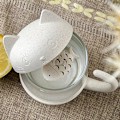 Miniatyrbillede 4 af 5: Katte Glas Te Kop, Vandflaske Kande med Fisk Formet Te Infuser, Kaffe Vandflaske, 250ML, Katte Elskere