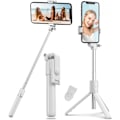 Pikkukuva 1 / 4: Selfie-tikku Tripod Bluetooth-jalusta puhelimelle, 4 in 1 laajennettava selfie-tikku langattomalla kaukosäätimellä 360° pyörivä langaton jalusta, kannettava