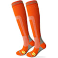 Pikkukuva 1 / 5: Kompressiosukat miehille ja naisille, juoksu- ja tromboosihoitosukat orange L/XL