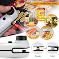 Miniatyrbilde 3 av 5: Miniposeforsegler, 2 i 1 USB-oppladbar varmeforsegler og kutter, miniposeforsegler med myk magnet