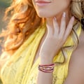 Miniatyrbillede 3 af 5: Læder Wrap Armbånd til Kvinder, Boho Leopard Multi-Layer Krystal Perler Manschet Armbånd Smykker red