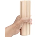 Miniatyrbilde 3 av 5: 100 stk runde trepinner 80mm runde trepinner for DIY trebearbeiding bygningsmodell Hjem Hagedekorasjon