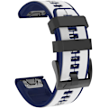 Miniatyrbillede 1 af 4: Rem til Garmin Fenix 7/Fenix 6/Fenix 5/EPIX 2, Quick Fit 22mm silikoneurrem til Approach S60/S62, D2 Delta, Forerunner 935/945