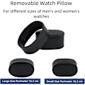 Miniatyrbild 3 av 5: Automatisk klockuppdragningsbox PU Quad Single Automatisk klockdisplay förvaring armband
